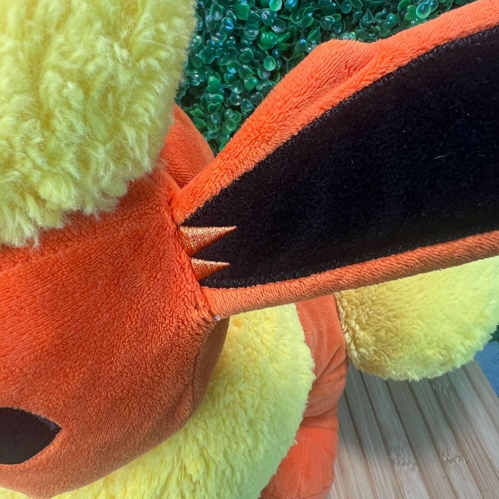 Build A Bear Workshop Pokemon Flareon 17" Orange Plush Animal No Sound - Picture 9 of 10
